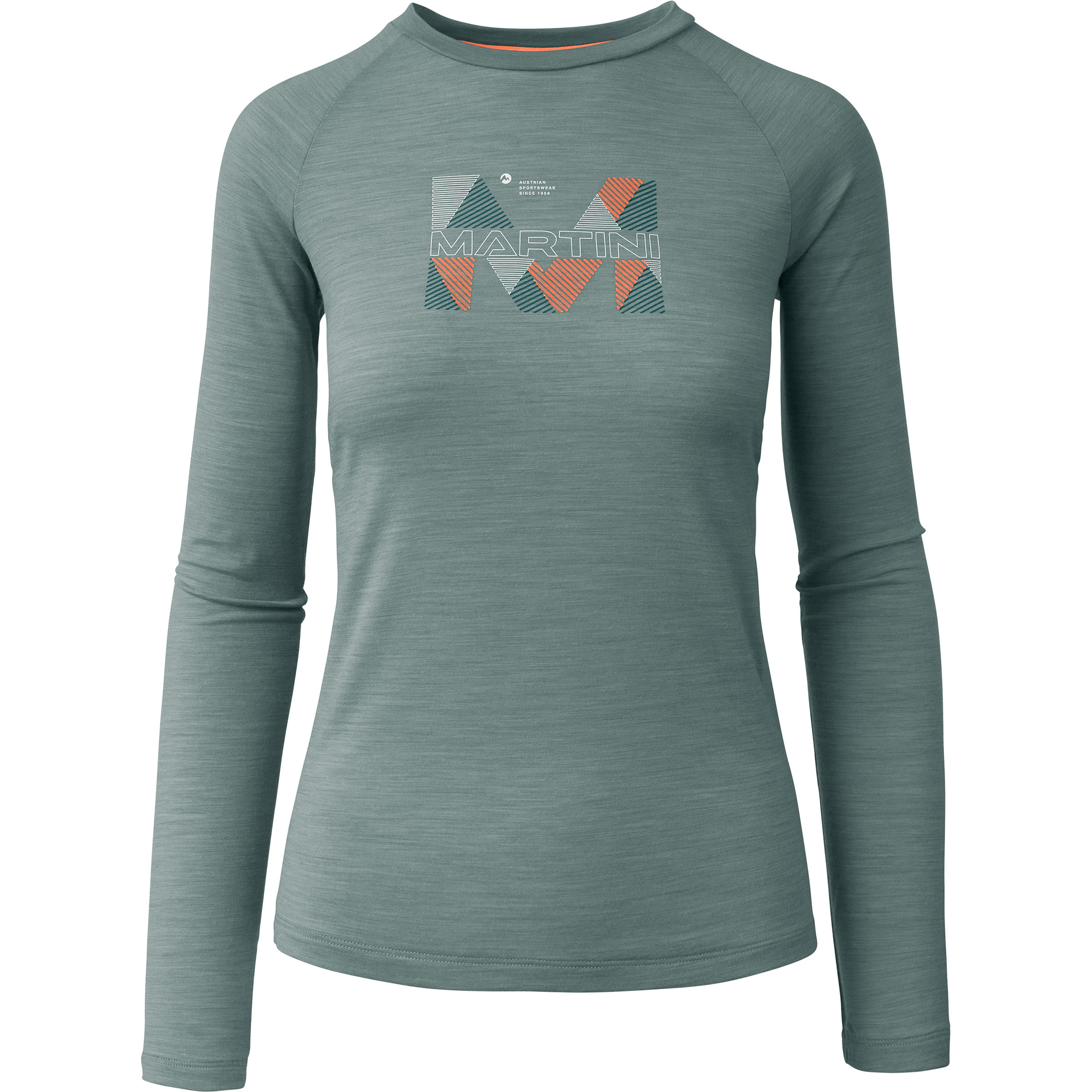 Martini Sportswear Highventure Damen Longsleeves Merino gruen Größe L Trekking Hautfreundlich Merinowolle