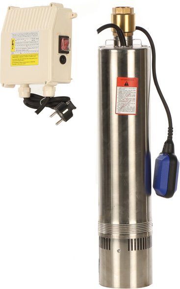 Ribimex PRPVC752/43F - Tauchpumpe für Brunnen - 750 W - Klarwasser