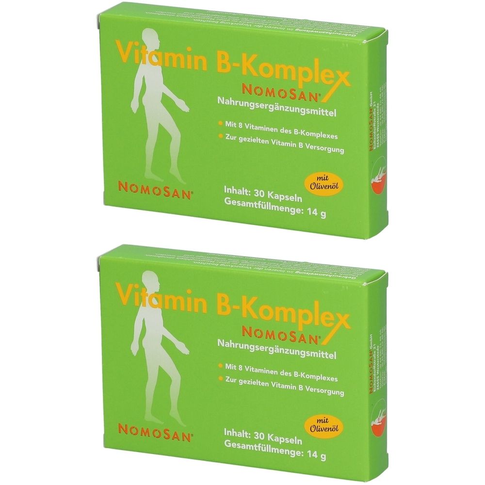 Vitamin B Komplex Nomosan Kapseln 2x 2x30 St