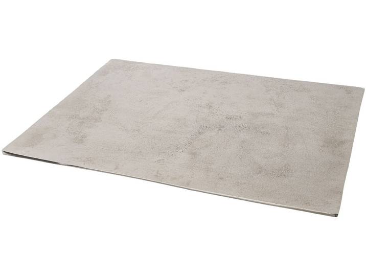 Getränkeuntersetzer CREATIV HOME Creativ home , beige (silber), B:10cm H:0,5cm T:10cm Ø:30cm, Untersetzer, Getränkeuntersetzer, im modernen Design