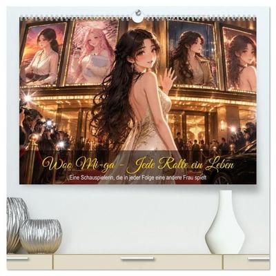Woo Mi-ga - Jede Rolle ein Leben (hochwertiger Premium Wandkalender 2027 DIN A2 quer), Kunstdruck in Hochglanz