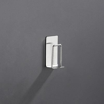 Smart Shopping Spot Wall Mounted Stainless Steel Toothbrush Holder With Cup Rack, No Drilling, Space Saving Bathroom Shelf silver