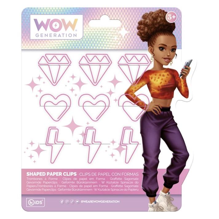 Kids Euroswan WOW Büroklammern mit lustigen Formen (Display=24) (24x) (WOW00061)