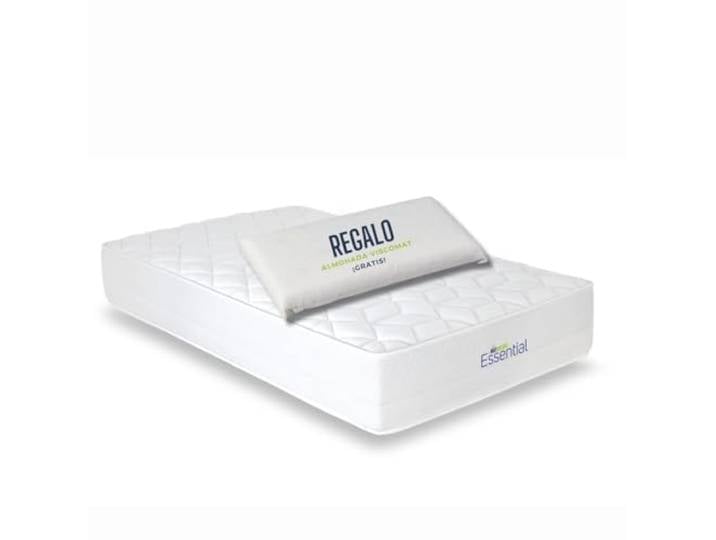 Matnature Essential Viskoelastische Matratze, HR-Kern (High Resilience), kompakt, wendbar, Sommer und Winter, Höhe 24 cm, Geschenk Viscomat (90 x 190 cm)
