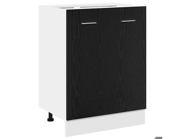 Meuble Bas pour cuisine - BEST-HOME - Meuble Bas - Chêne noir - 60x46x81 5cm - Bois Contreplaqué 3_3250096