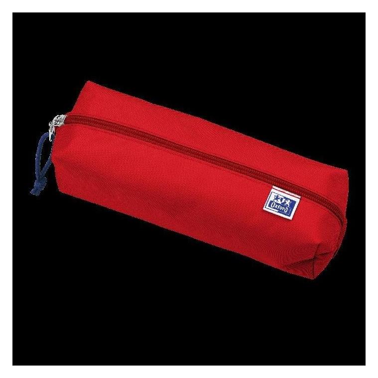 Oxford Schlamper-Etui, Polyester, rechteckig, groá, rot (400169955)