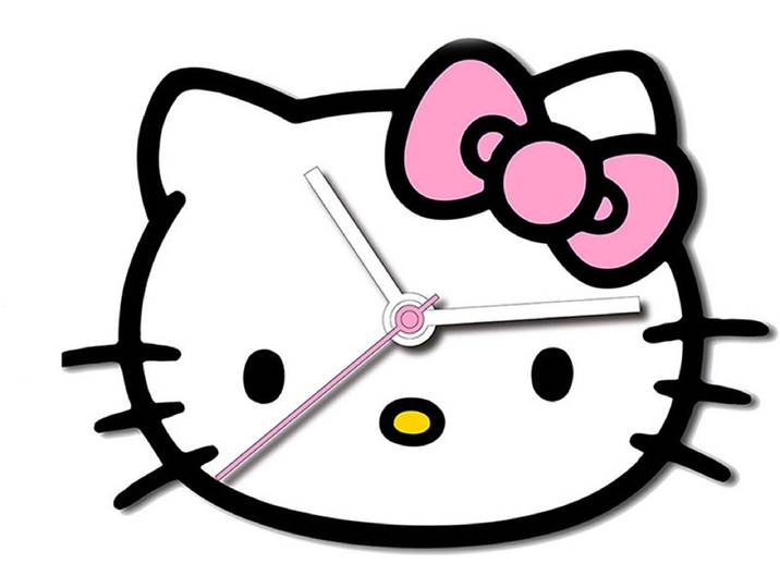 wandklok Hello Kitty 50x35 cm
