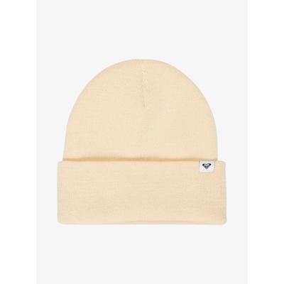 Beanie ROXY "TROPICAL SNOW BEANIE", Damen, biscotti, Rippstrick, Kunstfaser, unifarben, Mützen Beanie, unifarbenes Design, aus Polyacryl, in Rippstrick, One Size