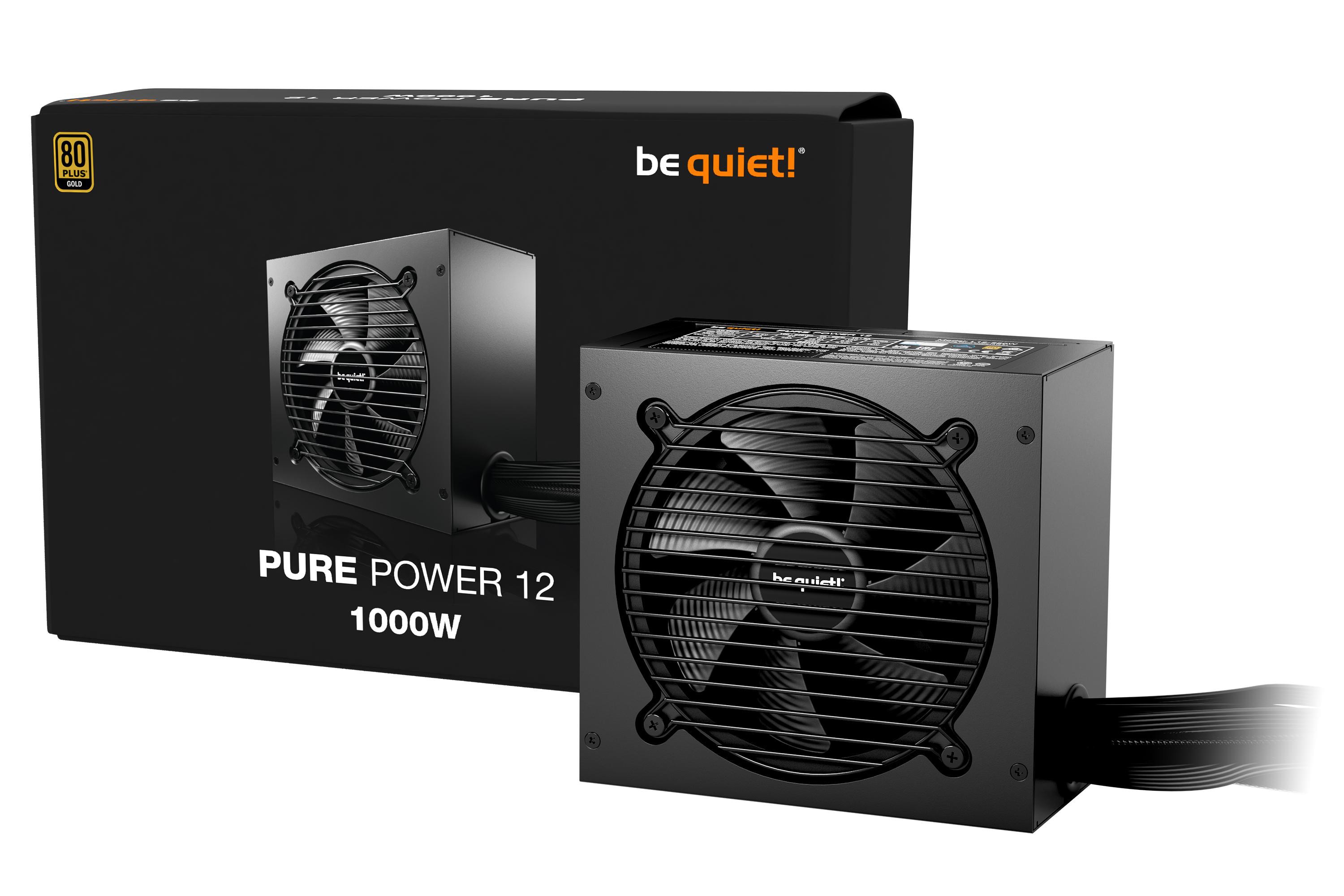be quiet! Pure Power 12 1000 Watt Netzteil 80+ Gold ATX 3.1 PCIe 5.1