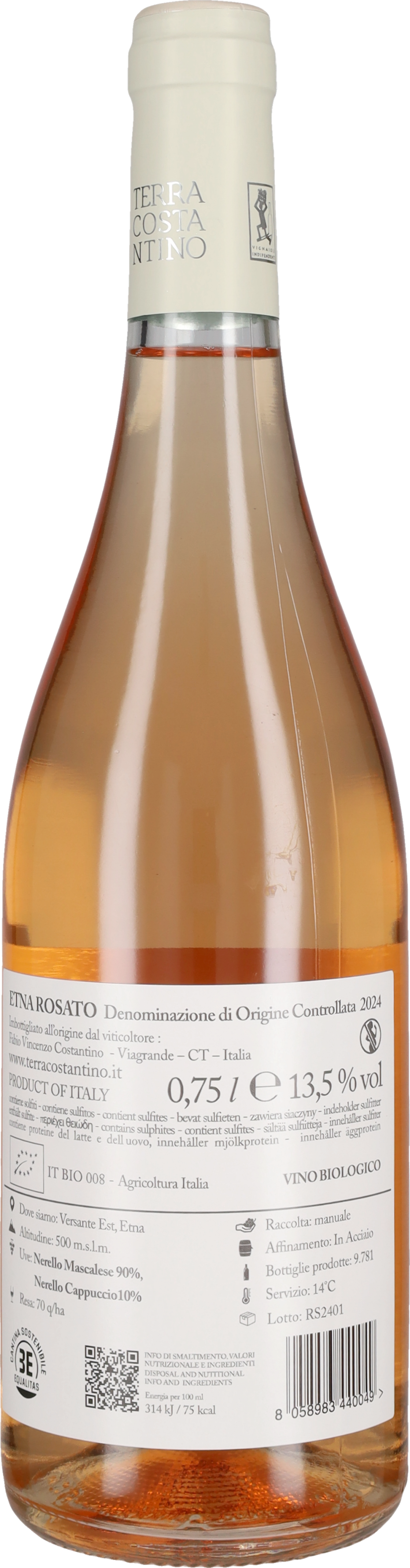 Etna Rosato 'De Aetna' Terra Costantino 2024