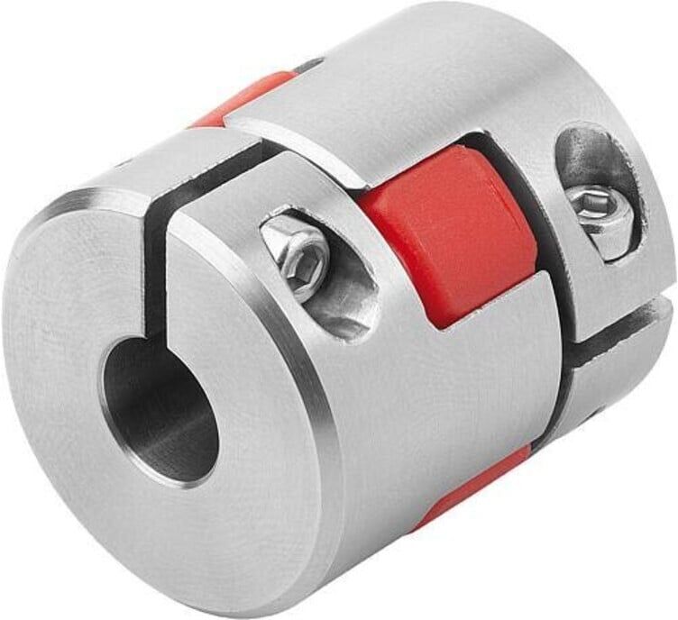 KIPP Elastomer-Klauenkupplung Gr. 42 D1=25 D2=25 L=126 E. (K1890.42981262525)