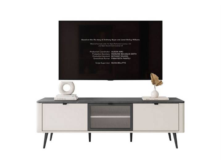Lookway TV-Schrank AUTUMN 2D1W auf hohen Beinen 160x40x52 cm