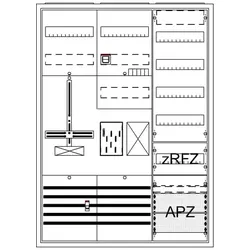 Striebel & John BA37FCE Zählerkomplettschrank BKE-I A37 1Z1S1V4zA2 16mm2 TS AAR plom. (Serie F) 2CPX054659R9999