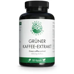 GREEN NATURALS Grüner Kaffee-Extrakt 100% Koffein 180 St