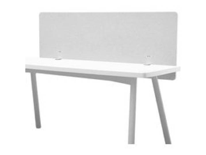 VEVOR Trennwand Schreibtisch, Sichtschutz, 1524x610 mm, zum Anklemmen, Schallschutz aus PET, Raumtrenner für Arbeitsplätze mit 2 C-Klemmen für Büro, Arbeitsplätze, Bibliothek