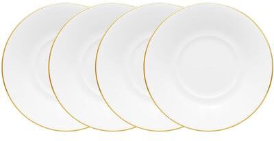 "Noritake Accompanist Set of 4 Saucers, 6"""