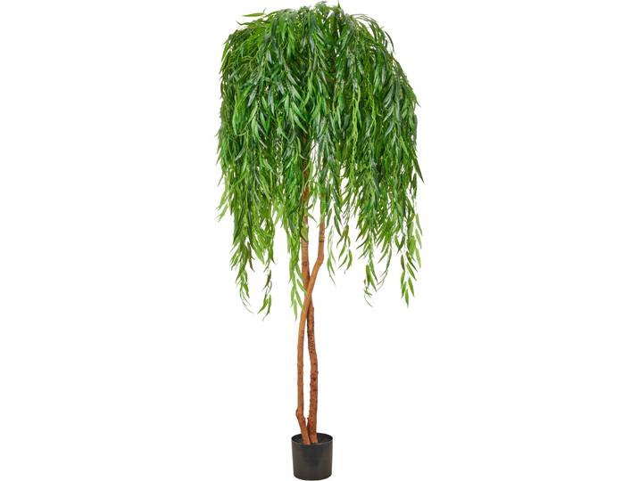 Kunstbaum CREATIV GREEN Salix alba , grün, H:220cm, Obermaterial: 100% Kunststoff, Kunstpflanzen, Kunstbaum, in beeindruckender Größe