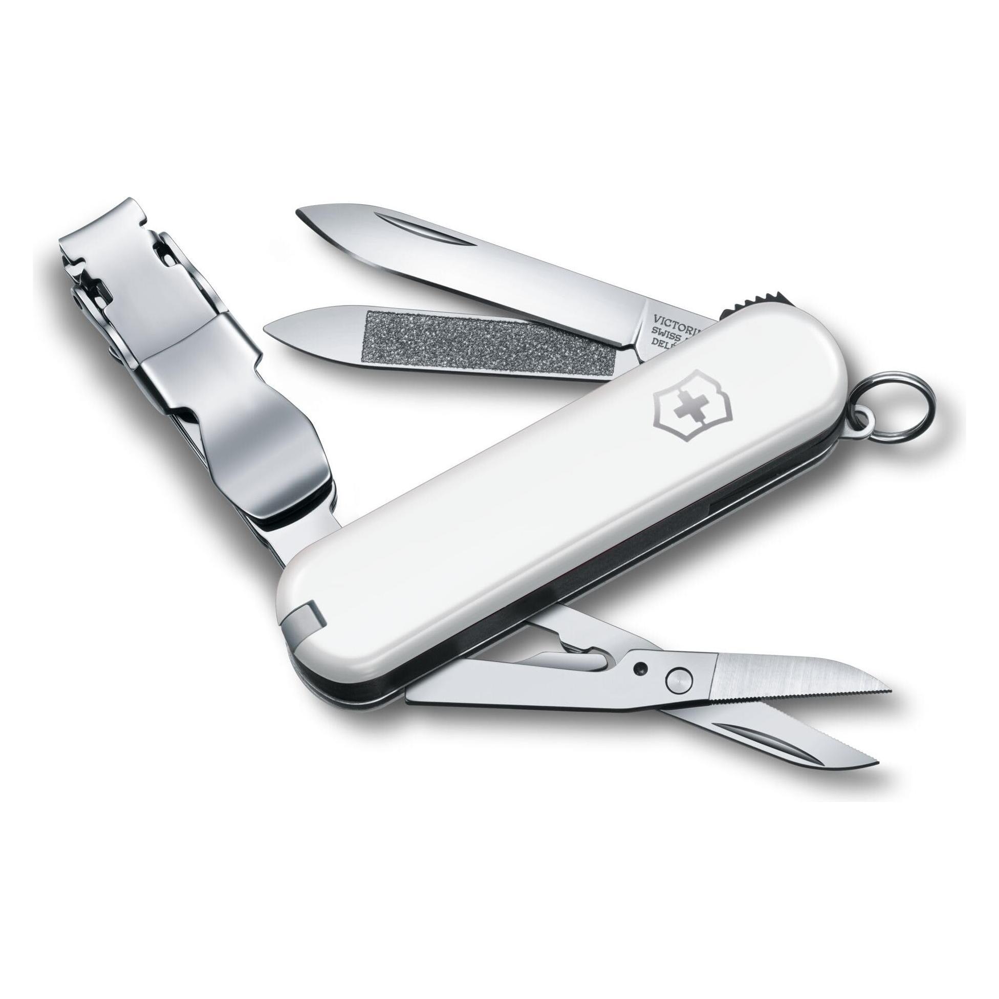 Victorinox V-0.64 63.7 Taschenmesser Nail Clip, Weiss, 66 mm (V-0.64 63.7)