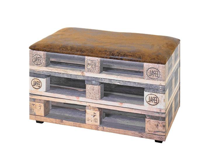 Bout de lit Mansfield 65 x 40 x 42cm Marron
