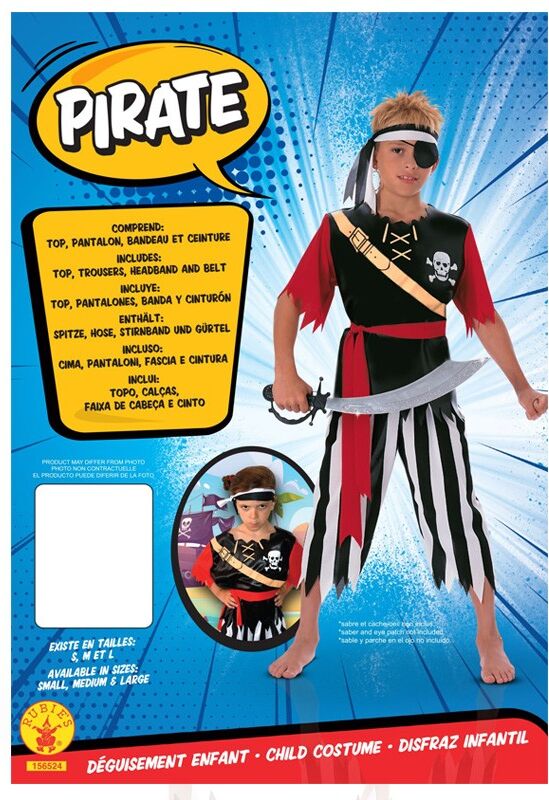 Rubies Déguisement Entrée de Gamme Pirate 8-10 ans