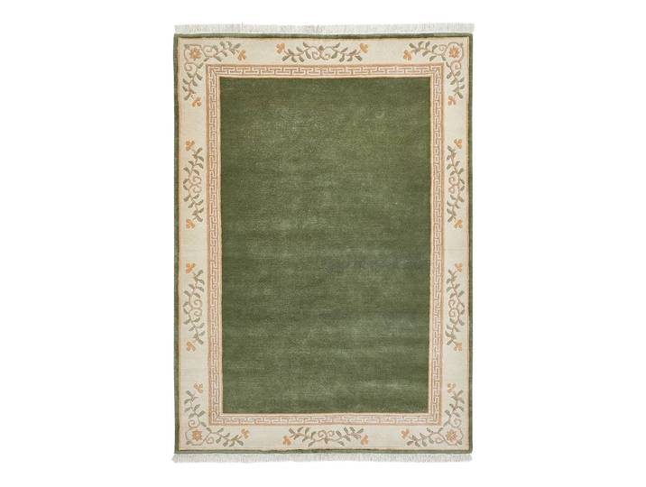 Teppich Delia Grün/Beige/Grün/Beige 200 x 300cm Wolle
