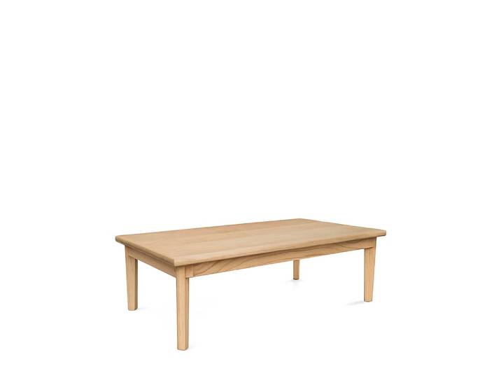 Table basse en bois beige L 115 cm