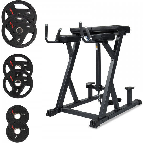 Taurus Pro Iso Reverse Hyper Extension Reverse Hyper + 35kg TPU Plates