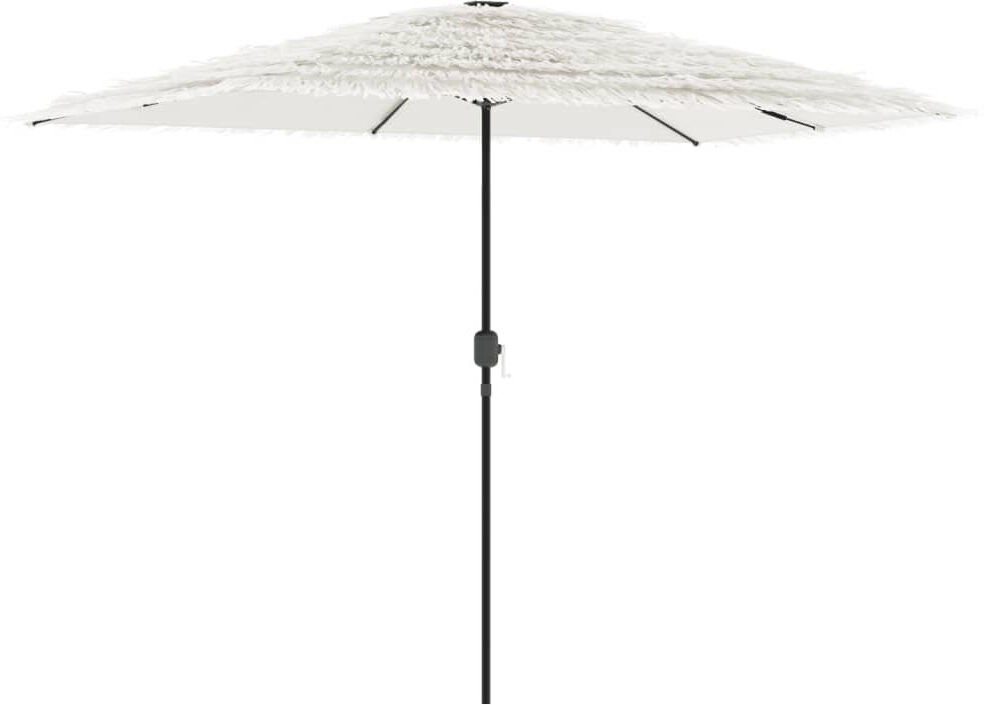 DEvidaxl Beach Parasol White 250cm H x 300cm W x 200cm D