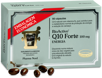 Bioactivo Suplemento Alimentar Energia Q10 Forte 100 mg 90 cápsulas