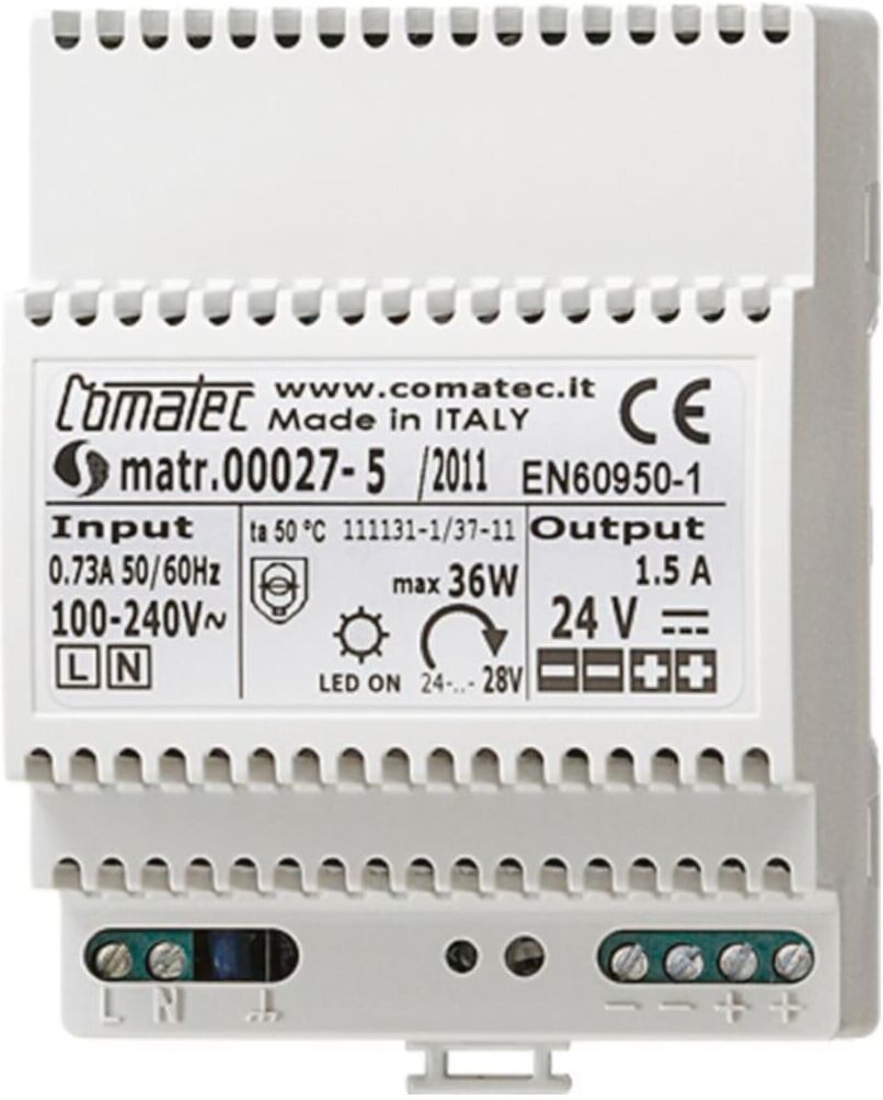 Jung Netzteil NT2415REGVDC 24V 1,5A Schraubanschluss Reiheneinbau)
