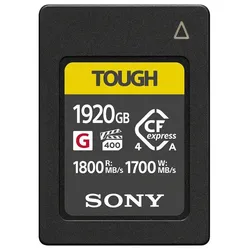 Sony Tough CEA-G (1920 GB, CFexpress Typ A), Speicherkarte, Schwarz, Gelb