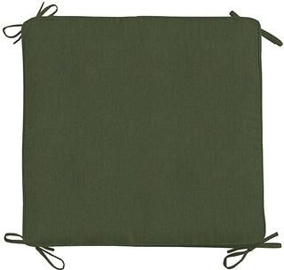 Replacement Ottoman Cushion with Zipper - 24x23 - Fast Dry, Canvas Fern - Ballard Designs
