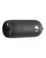 Belkin 30W USB CAR CHARGER C-LTG 1M BLK Chargeur voiture USBC noir (CCA004BTBK)