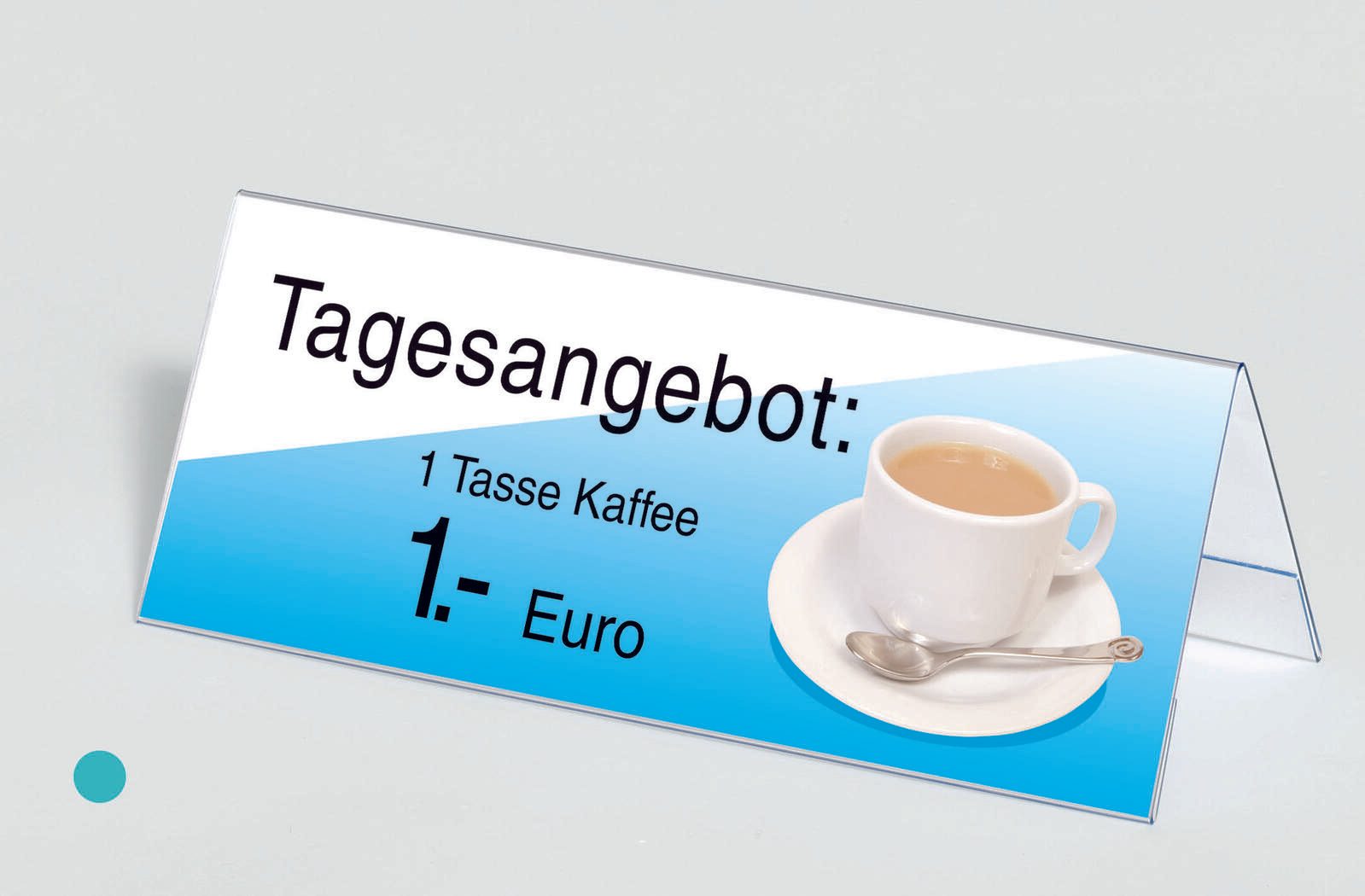 SIGEL in Dachform Tischaufsteller 24,0 x 9,0 cm TA130