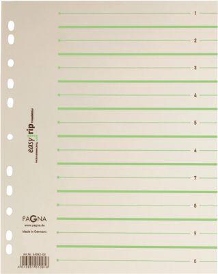 PAGNA Easy Rip Trennblätter, DIN A4-Format, Linienaufdruck, 100 Stück, grün