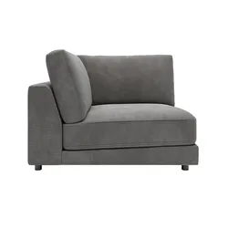Jette Home Element Ecke in Cord Modulsofa Sila ¦ grau ¦ Maße (cm): B: 120 H: 85 T: 125.0