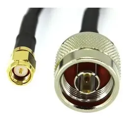 RS PRO Male N Type to Male SMA, 1m, RG58 Coaxial, Terminated50 Ohm, Antennenkabel