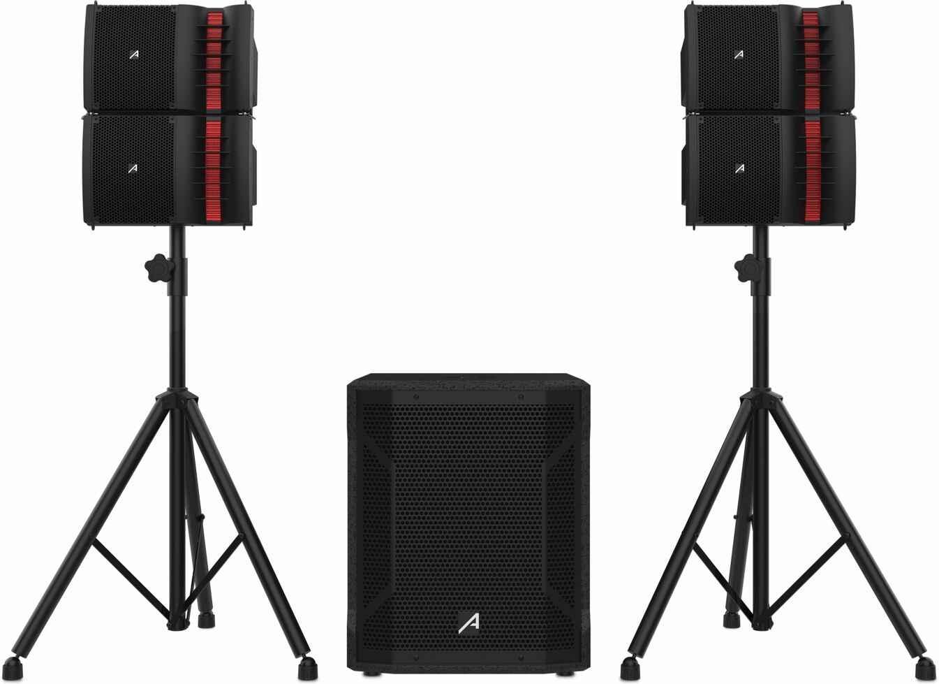 Audibax Pro Seattle 1000 Sistema PA Line Array Bluetooth + Suportes Sistema Line Array activo
