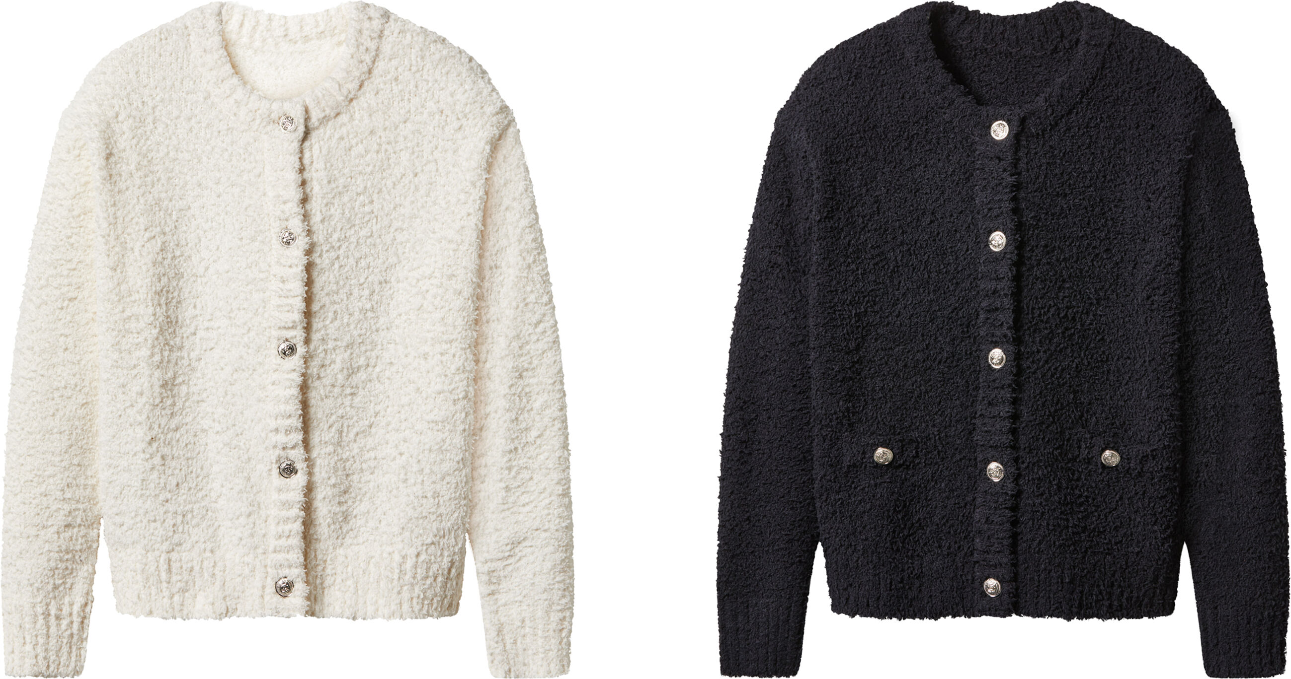ESMARA® Damen Plüsch-Cardigan
