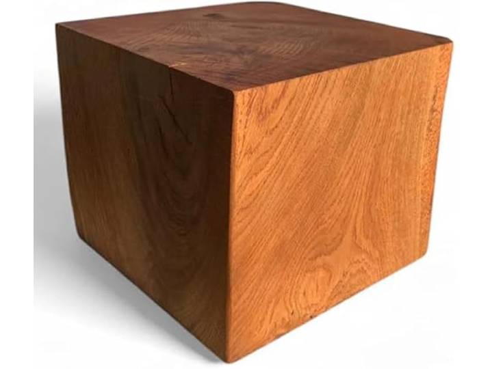 Eichenbauklötze massiv Eiche Blöcke 20x20x...cm, Farbe tippen, Säulen, Dekoblöcke, Hocker Naturprodukt, rustikaler Stil, handgefertigt (20x20x70cm)