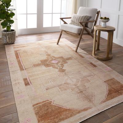 Juniper Home Kagne Medallion Tan/Pink Rug