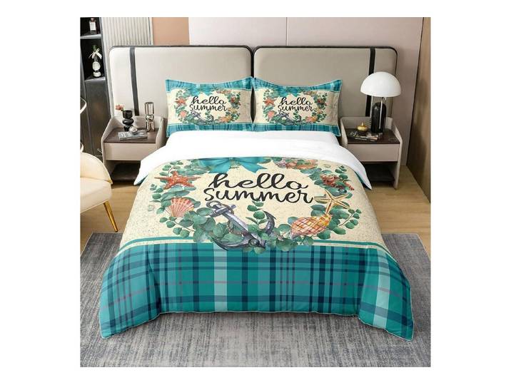 LuxusKollektion Kinderbettwäsche Bettbezug Anker Kinder Baumwolle 135x200cm