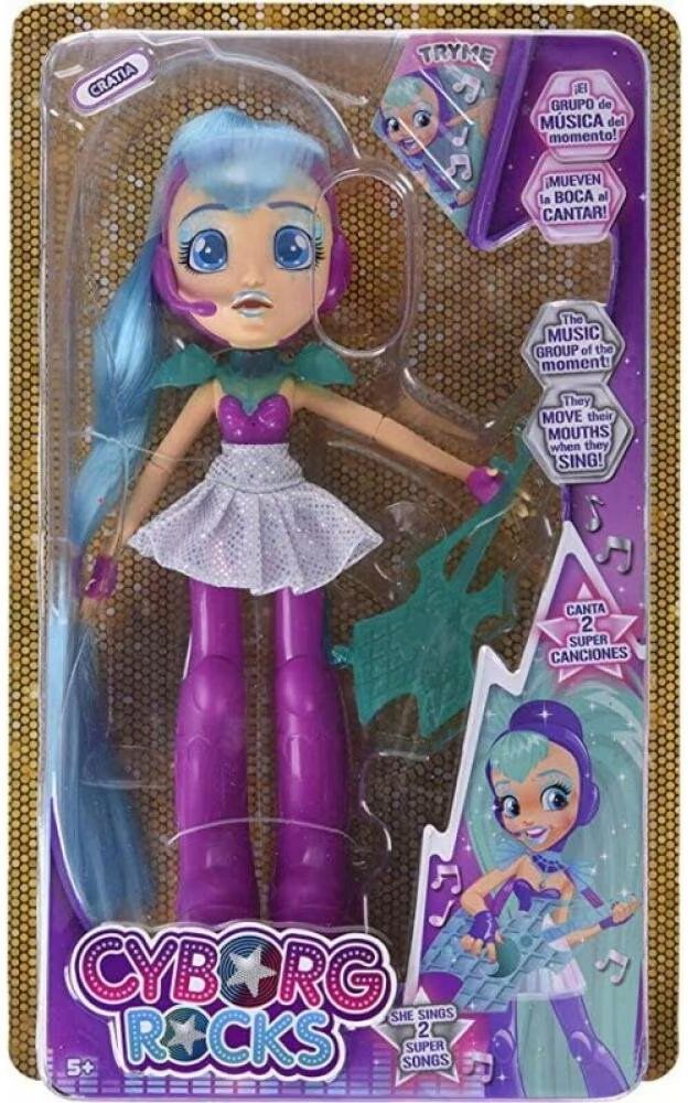 Imc Toys Muñeca Cyber Rocks Con Accesorios Multicolor Talla Única Unisex
