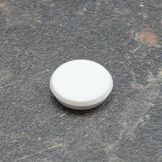SPRINTIS 10 Unités - Aimant de bureau, rond 24 mm   blanc, plastique, ferrite