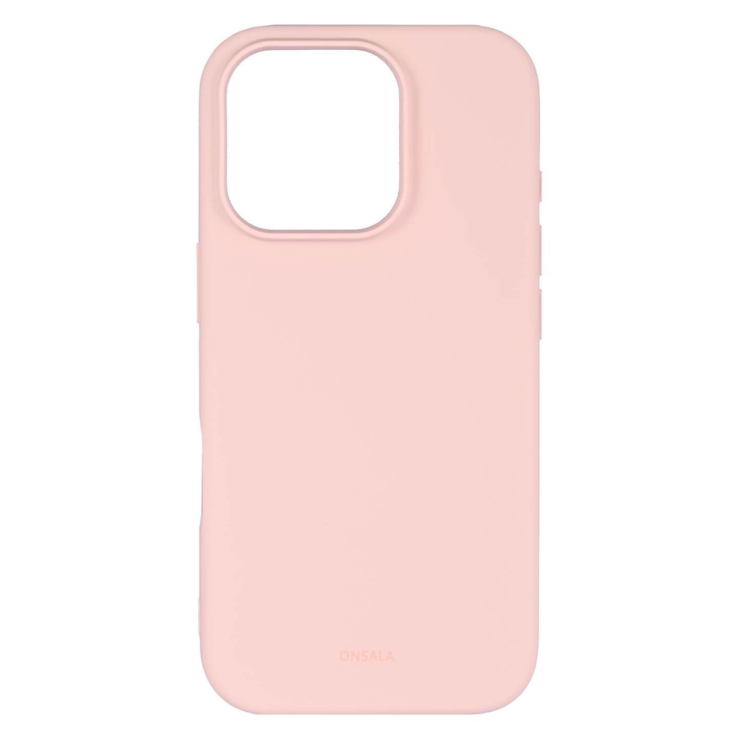 Onsala Rückseite Sil Touch Recycled MagSerie iPhone 16 Pro Kreiderosa (Apple iPhone 16 Pro) (664246)