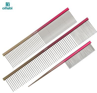 Uplift Treasures Professional Gradient Pet Grooming Tail Comb 3pcs Plus Set