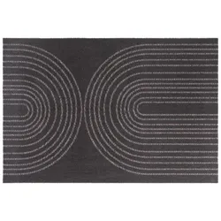 *Auslaufmodell* Schmutzfangmatte VELVET | Semicircle Anthrazit | 60x90 cm