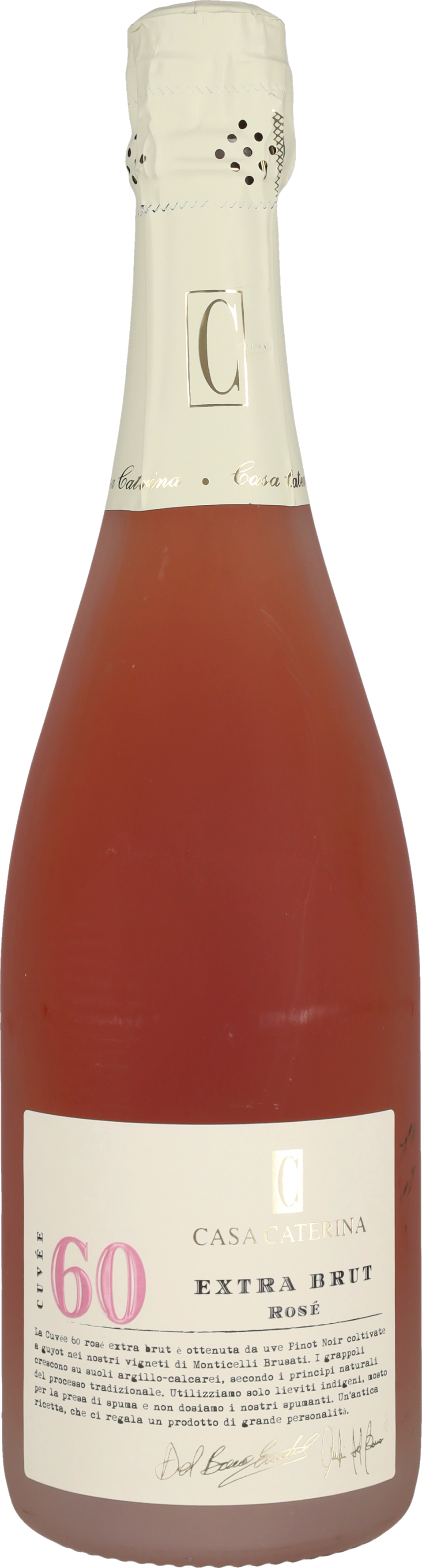 Spumante Metodo Classico Rosé Extra Brut '60' Casa Caterina