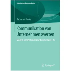 Kommunikation von Unternehmenswerten, Fachbücher von Katharina Janke