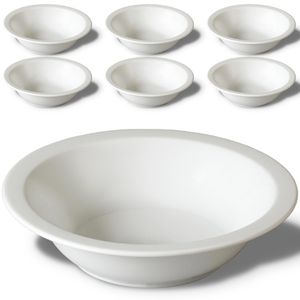 Böttcher-AG Müslischale, Porzellan, weiß, 16cm, Set, 6 Stück
